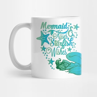 Mermaid Kisses & Starfish Wishes Mug